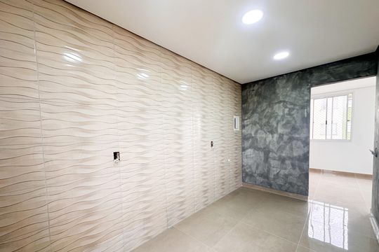 Cozinha de apartamento à venda com 2 quartos, 54m² em Jardim Olavo Bilac, São Bernardo do Campo