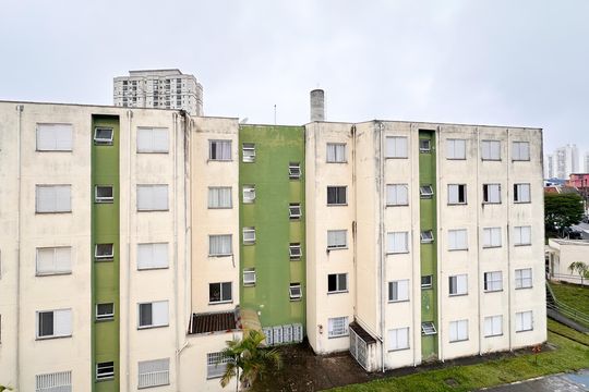 Vista da Sala de apartamento à venda com 2 quartos, 54m² em Jardim Olavo Bilac, São Bernardo do Campo