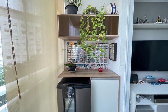 Varanda de apartamento à venda com 2 quartos, 45m² em Jaguaré, São Paulo