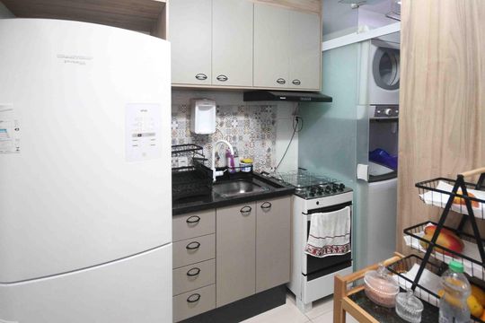 Cozinha de apartamento à venda com 2 quartos, 42m² em Cidade Líder, São Paulo
