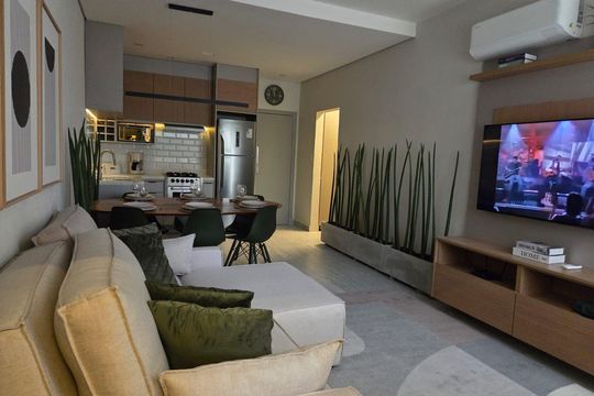 Apartamento para alugar com 1 quarto, 56m² em Alphaville Industrial, Barueri