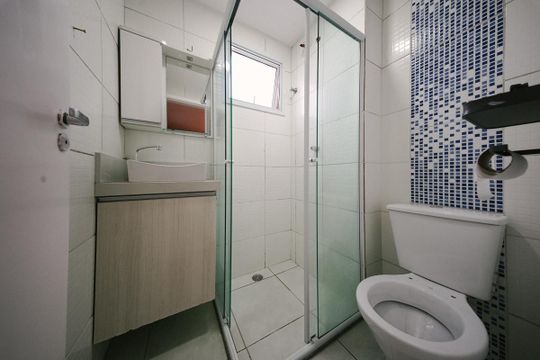 Banheiro de apartamento para alugar com 2 quartos, 35m² em Ponte Rasa, São Paulo