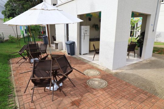 Área comum - Churrasqueira de apartamento para alugar com 2 quartos, 41m² em Fazenda Grande Iv, Salvador