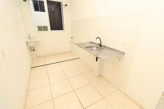Cozinha de apartamento para alugar com 2 quartos, 41m² em Fazenda Grande Iv, Salvador