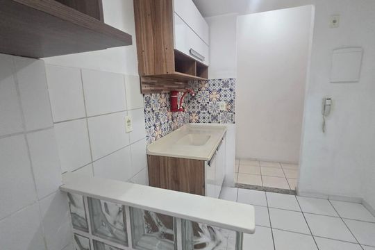 Cozinha de apartamento à venda com 2 quartos, 50m² em Santíssimo, Rio de Janeiro