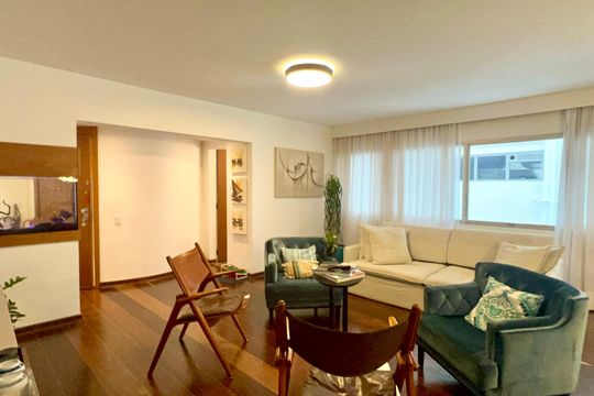 Sala de apartamento à venda com 3 quartos, 170m² em Jardim Paulista, São Paulo