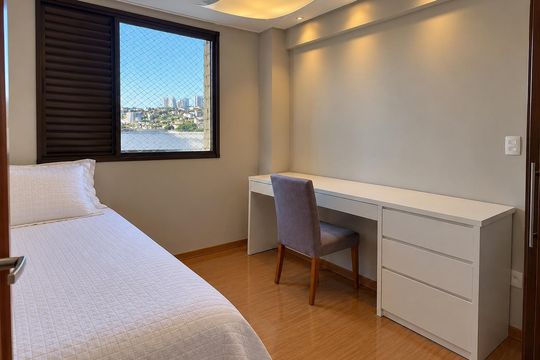 Quarto de apartamento à venda com 3 quartos, 211m² em Estoril, Belo Horizonte