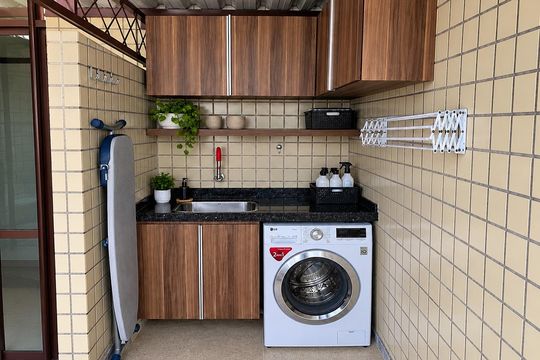Área de serviço de apartamento à venda com 3 quartos, 211m² em Estoril, Belo Horizonte
