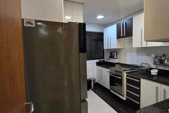 Cozinha de apartamento à venda com 3 quartos, 211m² em Estoril, Belo Horizonte