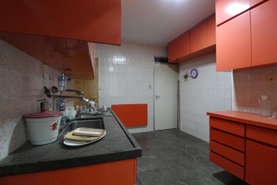 Cozinha de apartamento para alugar com 3 quartos, 112m² em Itaim Bibi, São Paulo