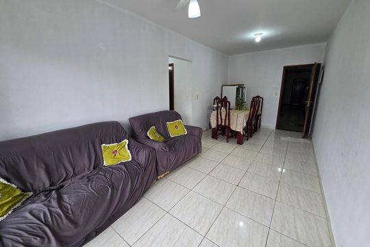 Sala de apartamento para alugar com 2 quartos, 70m² em Aviação, Praia Grande
