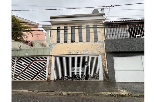 Fachada de casa à venda com 4 quartos, 202m² em Parque Jabaquara, São Paulo