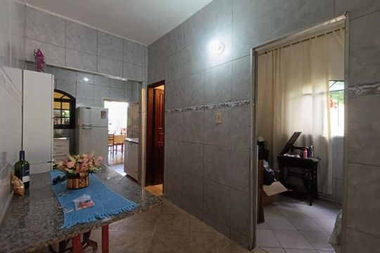 Cozinha de casa para alugar com 3 quartos, 95m² em Andrade Araujo, Belford Roxo