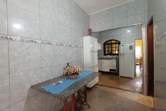 Cozinha de casa para alugar com 3 quartos, 95m² em Andrade Araujo, Belford Roxo