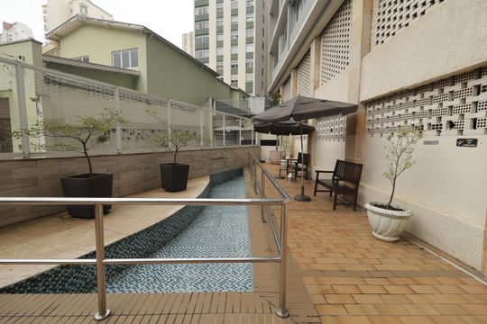 Área comum - Piscina de apartamento à venda com 1 quarto, 51m² em Vila Mariana, São Paulo