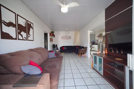 Sala de casa para alugar com 2 quartos, 130m² em Balneario, Florianópolis