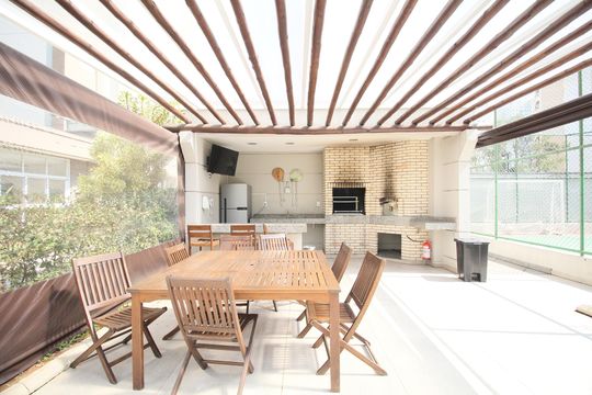 Área comum - Churrasqueira de apartamento para alugar com 2 quartos, 45m² em Vila Andrade, São Paulo