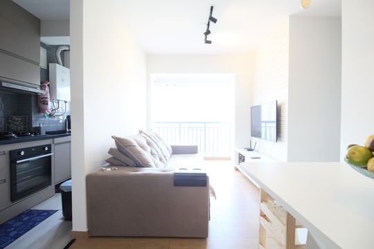 Sala de apartamento para alugar com 2 quartos, 45m² em Vila Andrade, São Paulo
