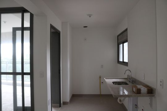 Cozinha de apartamento à venda com 3 quartos, 136m² em Água Branca, São Paulo