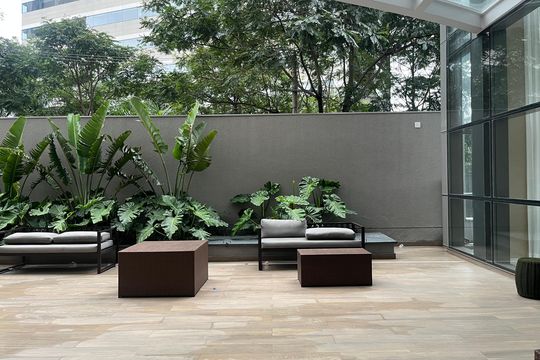 Área comum de apartamento à venda com 3 quartos, 136m² em Água Branca, São Paulo