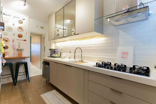 Cozinha de apartamento à venda com 3 quartos, 129m² em Santana, São Paulo