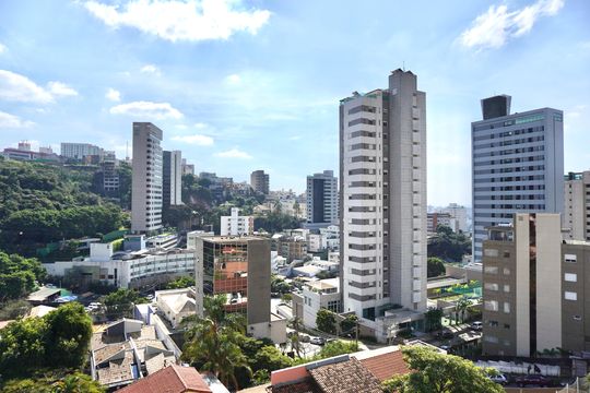 Varanda de apartamento à venda com 4 quartos, 184m² em Santa Lúcia, Belo Horizonte