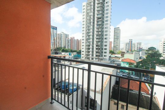 Varanda da Sala de apartamento à venda com 2 quartos, 44m² em Jardim, Santo André