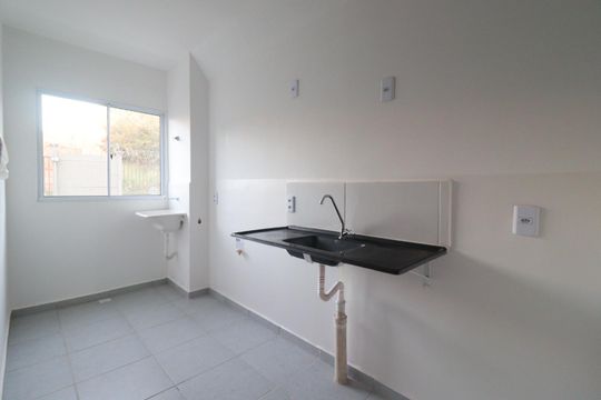 Cozinha de apartamento para alugar com 2 quartos, 45m² em Quintino Facci Ii, Ribeirão Preto