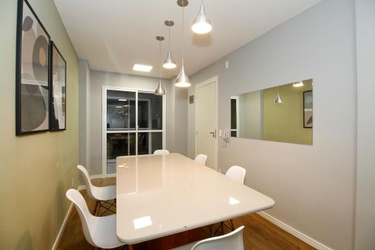Área Comum - Lounge de kitnet/studio para alugar com 1 quarto, 24m² em Jardim Paulista, São Paulo