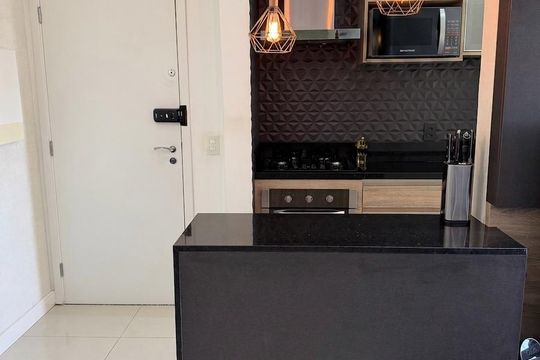Cozinha de apartamento à venda com 2 quartos, 67m² em Santo Antônio, São Caetano do Sul