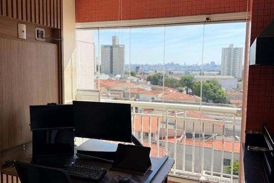 Varanda de apartamento à venda com 2 quartos, 67m² em Santo Antônio, São Caetano do Sul