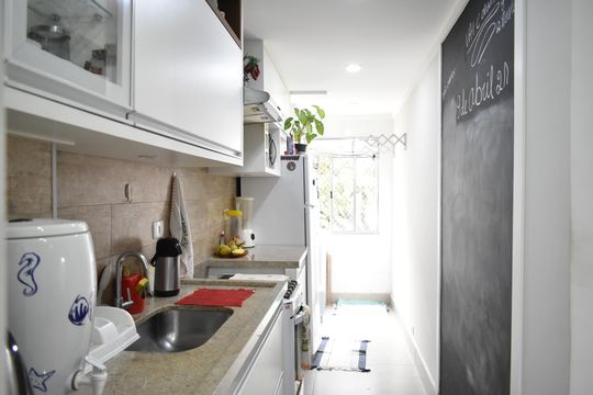 Cozinha de apartamento à venda com 1 quarto, 40m² em Vila da Saúde, São Paulo