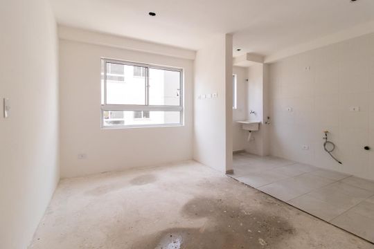 Sala de apartamento à venda com 1 quarto, 35m² em Atuba, Curitiba