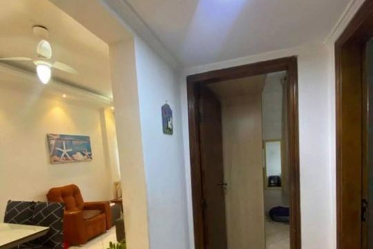 Sala de apartamento para alugar com 1 quarto, 90m² em Aparecida, Santos