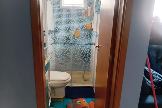 Banheiro de apartamento à venda com 1 quarto, 47m² em Jardim Iris, São Paulo