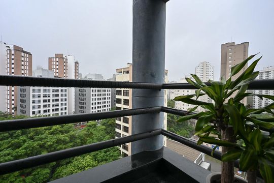 Varanda de apartamento à venda com 1 quarto, 43m² em Vila Suzana, São Paulo