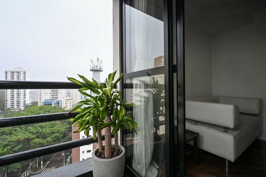 Varanda de apartamento à venda com 1 quarto, 43m² em Vila Suzana, São Paulo