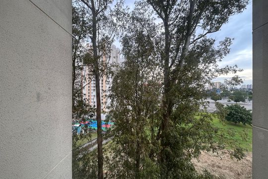 Sala vista  de apartamento à venda com 2 quartos, 47m² em Vila Arriete, São Paulo