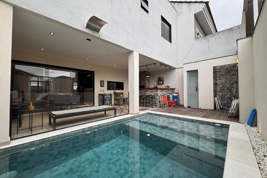 Área externa de casa de condomínio à venda com 4 quartos, 160m² em Vargem Pequena, Rio de Janeiro