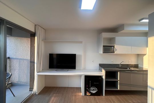 Quarto  de kitnet/studio à venda com 1 quarto, 25m² em Santo Amaro, São Paulo