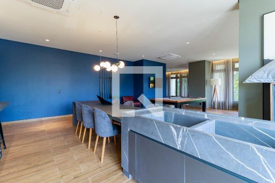 Espaço Gourmet de kitnet/studio à venda com 1 quarto, 25m² em Santo Amaro, São Paulo
