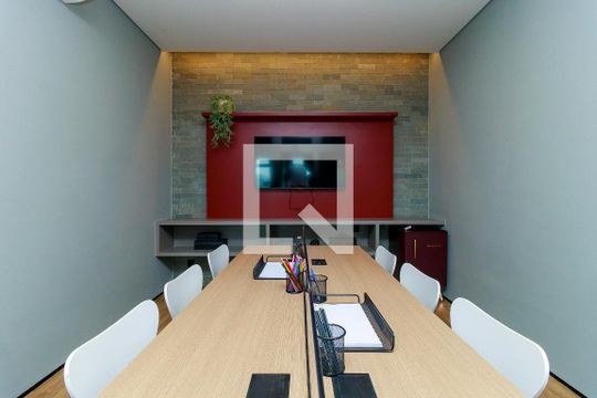 Sala de reunião de kitnet/studio à venda com 1 quarto, 25m² em Santo Amaro, São Paulo