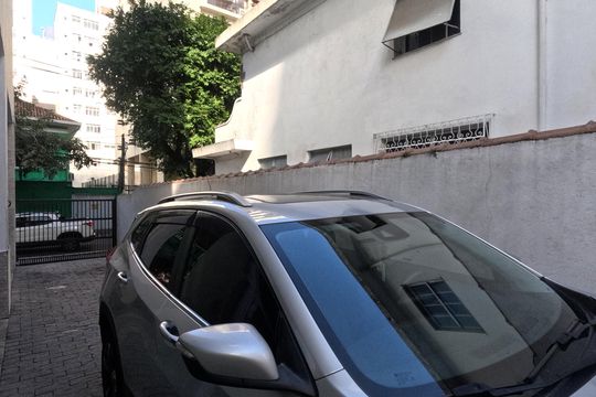 Área Comum - Garagem de apartamento para alugar com 2 quartos, 110m² em Gonzaga, Santos