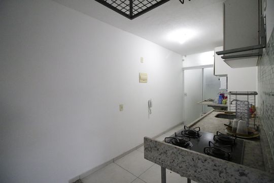 Cozinha de apartamento à venda com 2 quartos, 52m² em Taquara, Rio de Janeiro