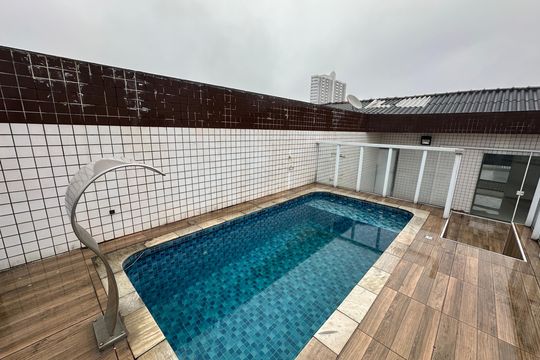 Piscina de apartamento para alugar com 3 quartos, 257m² em Centro, São Vicente