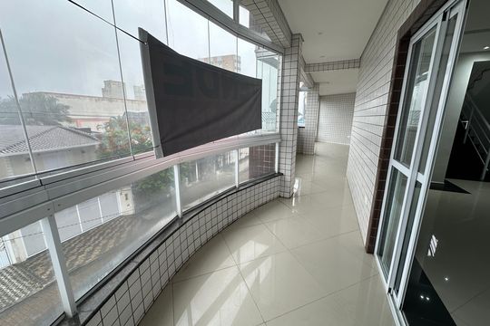 Varanda gourmet de apartamento para alugar com 3 quartos, 257m² em Centro, São Vicente