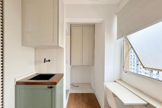 Suíte  2 de apartamento para alugar com 2 quartos, 50m² em Cidade Monções, São Paulo
