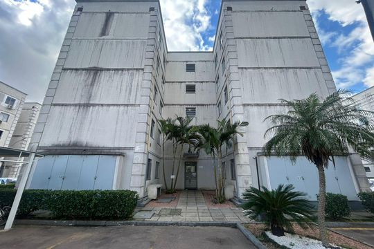 Fachada do bloco de apartamento para alugar com 2 quartos, 42m² em Estância Velha, Canoas