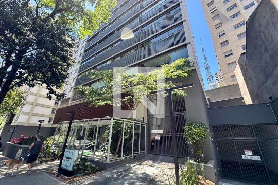 Fachada de kitnet/studio à venda com 1 quarto, 41m² em Jardim Paulista, São Paulo