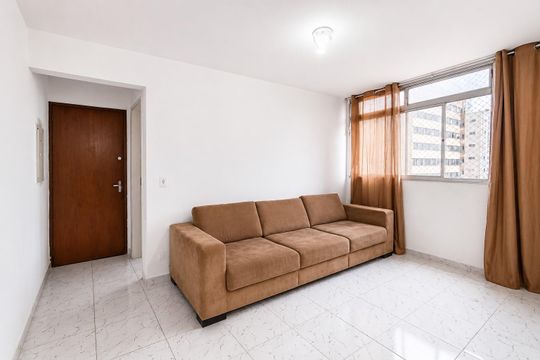 Sala de apartamento para alugar com 1 quarto, 47m² em Bela Vista, São Paulo